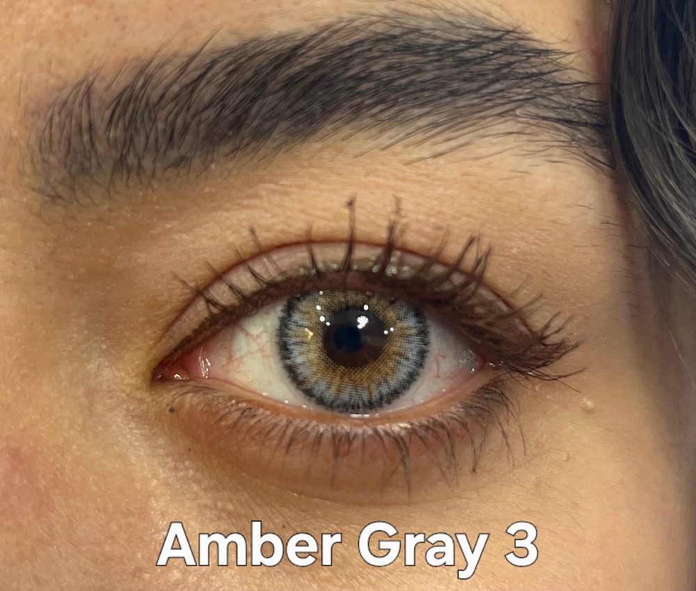 لنز چشم لاکی لوک مدل پرو رنگ amber gray3